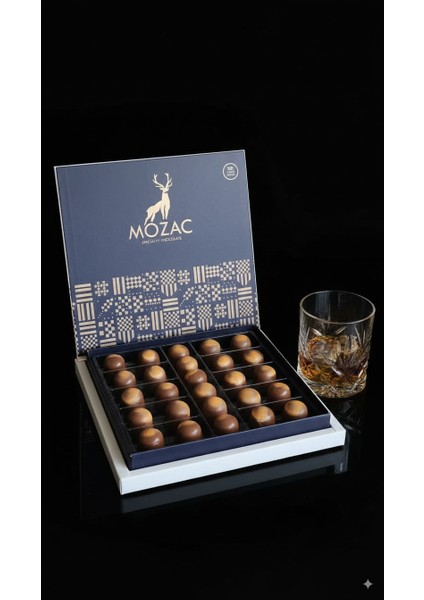 Viski Dolgulu Çikolata Bolu Çikolatası 126 gr Viski Chocolate indirimleri