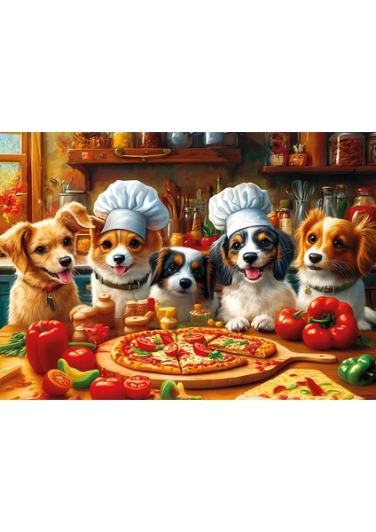 Chef Dogs 100 Parça Puzzle fiyatları