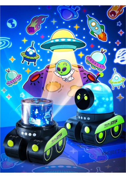 Gece Lambası Projektör Tasarımı Robot Model