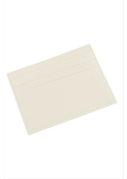 Resveq Kartlık Deri Cüzdan-Krem