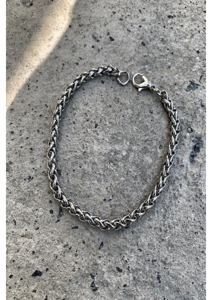 Angelus Model 3mm Kalın Kararmaz Unisex Bileklik Gümüş Kaplama fiyatları