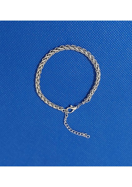 Angelus Model 3mm Kalın Kararmaz Unisex Bileklik Gümüş Kaplama modelleri