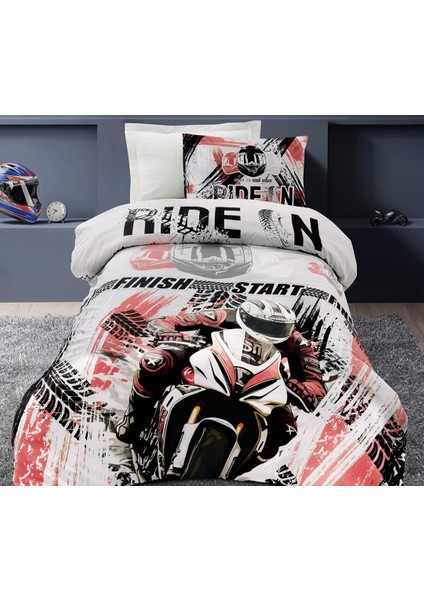 Ranforce Tek Kişilik Nevresim Takımı Corsa Marble