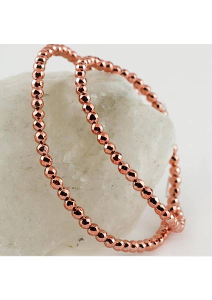 Resveq 4 mm Fasetli Hematit Taşı-Roz fırsatları