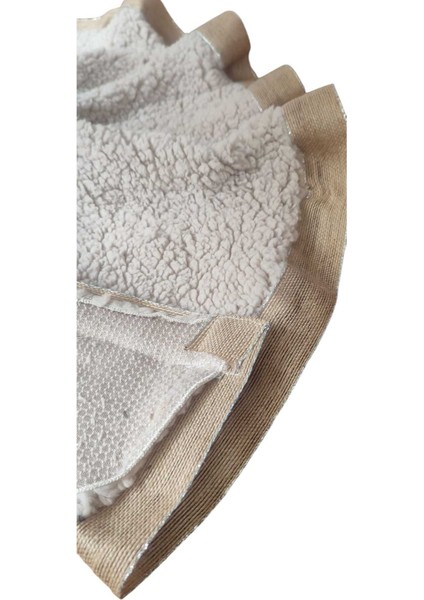 , Yılbaşı Çam Ağacı Altı Örtüsü, Çam Ağacı Ayak Halısı Örtüsü, Kırık Beyaz Renk, Peluş 70 cm indirimleri