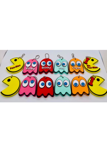 Pac-Man Ms Pac-Man Özelleştirilebilir Anahtarlıklar fırsatları