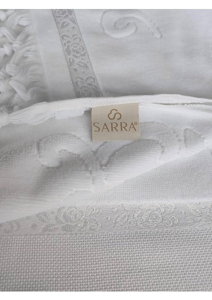 Etamin ve Kanaviçe Işlemelik Havlu - Krem - 30*50 modelleri