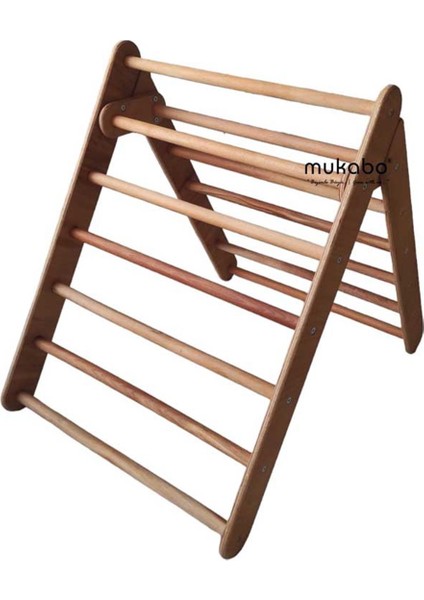 Peak Katlanabilir Ahşap Tırmanma Merdiveni Pikler Üçgeni
