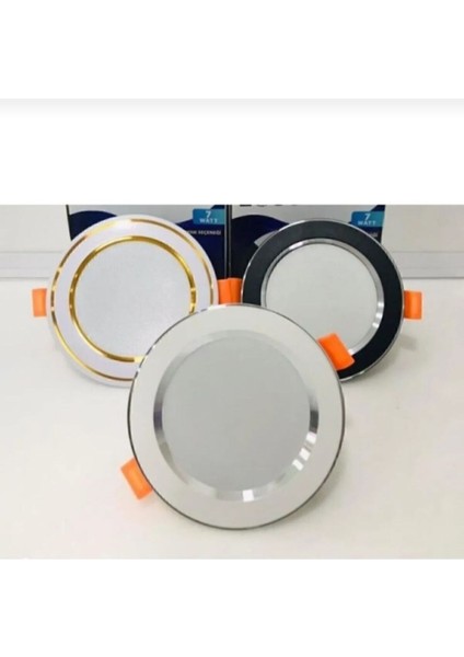 5W 3renk Sıva Altı LED Spot Lamba Dekoratif LED Aydınlatma Salon Mutfak Aydınlatma Lambası Yok Beyaz fırsatları