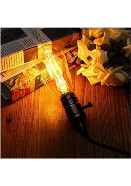 CT-4290 8W E27 2700K Sarı LED Rustik Ampul Beyaz Işık E27 LED Ampul 10 Watt Var Ch fırsatları