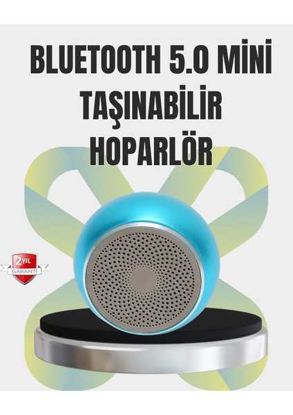 Resveq Kablosuz Bluetooth 5.0 Hoparlör | Kompakt ve Güçlü Ses