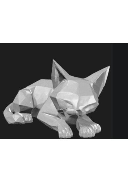 Düşük Poli Kedi