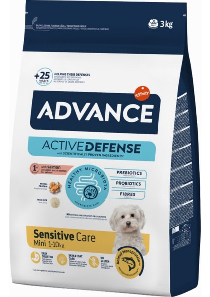 Sensitive Somonlu Küçük Irk Yetişkin Köpek Maması 3kg