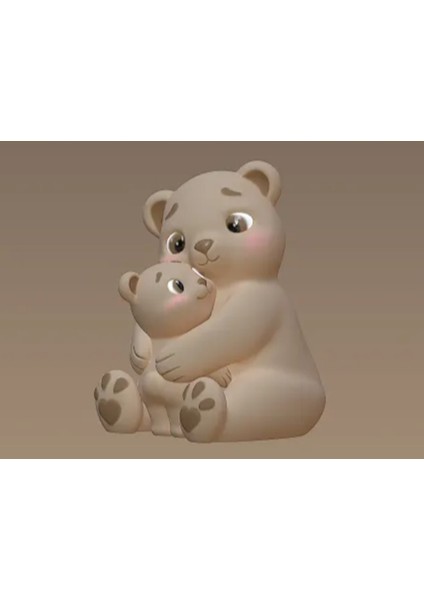 Anne Orso Küçük Çocuğuna Tatlı Bir Kucaklıyor