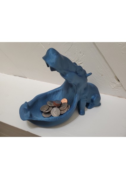 Düşük Poli Hippo Değiştirme Şeker Kasesi modelleri