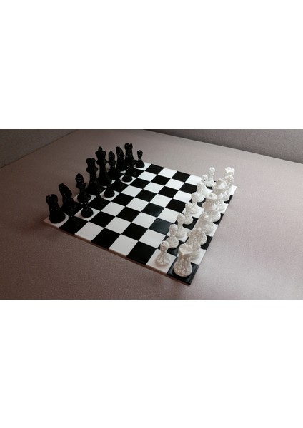 Sıkı Parça Fit ve 1.5 "kare ile Snap Fit Satranç/oyun Tahtası modelleri