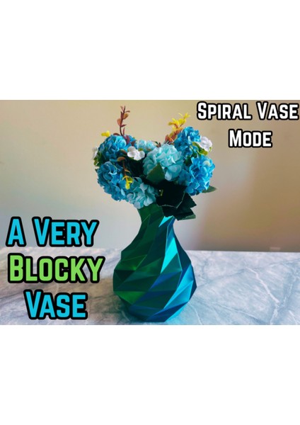 Çok Bloklu Bir Vazo / Düşük Poli Vazo