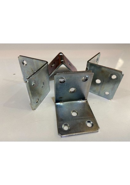 Metal Gönye 4 Adet Köşe Birleştirme Demiri L Demir 40 x 40 - Mobilya Bağlantı Elemanları - Tek Ebat fiyatları