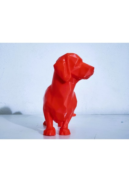 Dachshund Ayakta Duran Figür - Düşük Poli indirimleri
