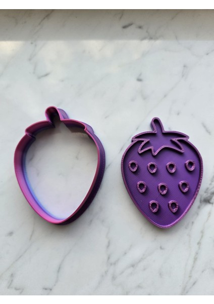 Çilek Pişirme Kurabiye Kesici Şekli Playdoh fiyatları