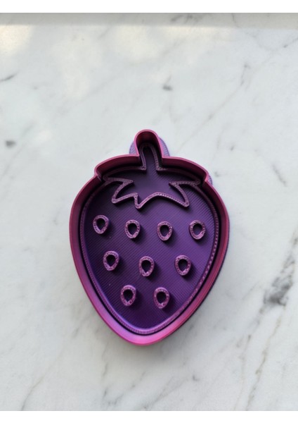 Çilek Pişirme Kurabiye Kesici Şekli Playdoh modelleri