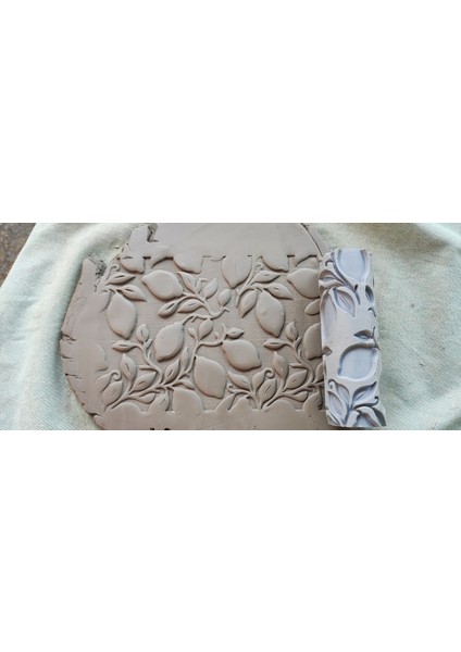 Doku Silindir - Limon Vine Yaprakları (Özelleştirilebilir Tasarım) fiyatları