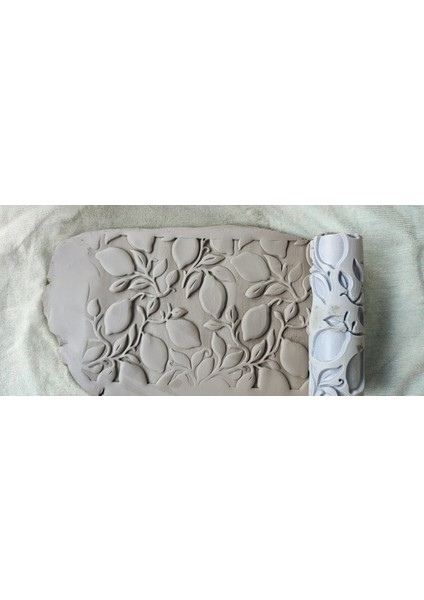 Doku Silindir - Limon Vine Yaprakları (Özelleştirilebilir Tasarım) modelleri