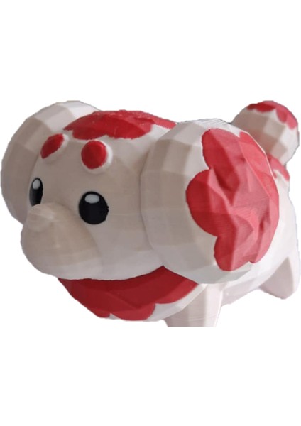Fidough Low Poly Çok Renkli