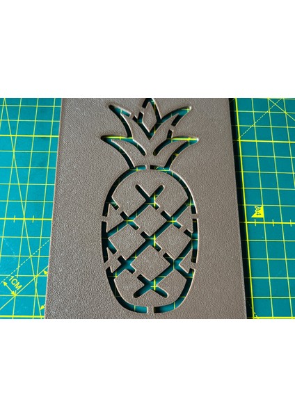 Montessori Ananas Boyama Kartı