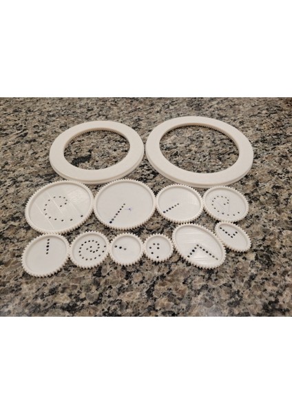 Spirograph Dişli Seti – 12 Parça, 100 & 120 Dişli Dış Halka, Yaratıcı Çizim Oyuncağı fiyatları