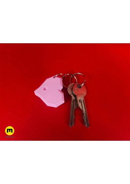 Luvdisc Valentine Manyetik Düşük Poli Anahtarlık modelleri