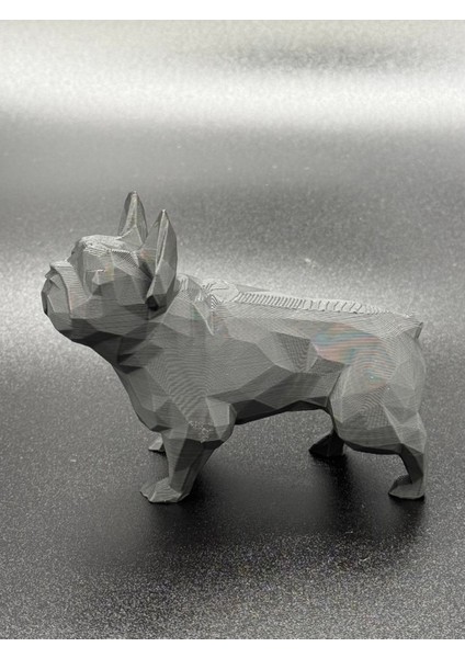 Düşük Poli Fransız French Bulldog modelleri