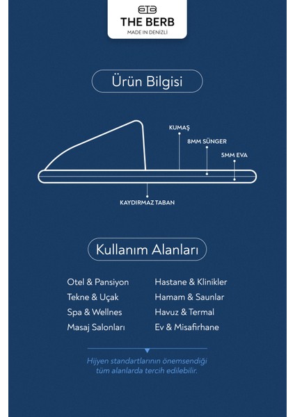 | 10 Çift | Niki Kadife Tek Kullanımlık Premium Otel&spa Terliği | Kaydırmaz Tabanlı | Beyaz fırsatları