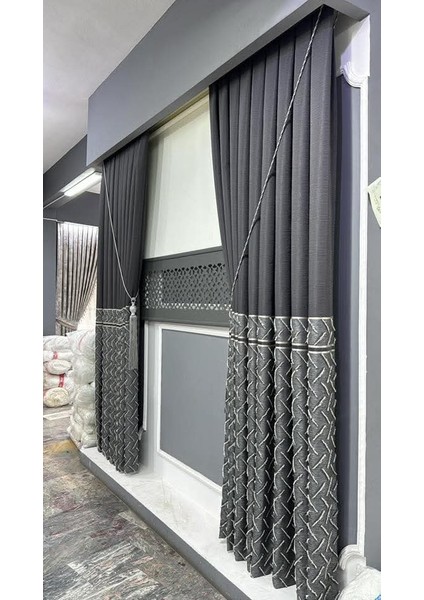 1-3 Sık Pile Pano Fon Perde, Hayran Model Tek Kanat Fon Perde modelleri