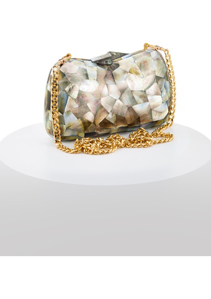 Cracky LY0117A Sedef El Yapımı Siyah Çanta fiyatları