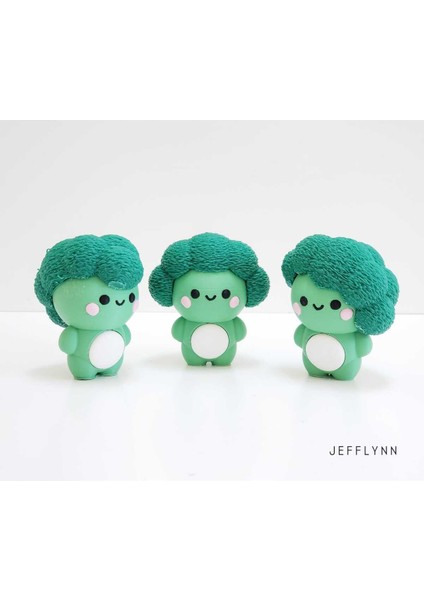 Sevimli Brokoli ve Karnabahar Figürü - Özgün Tasarım 3D Baskı fiyatları