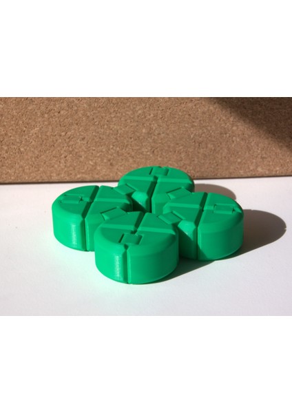 4 Yaprak Yonca Fidget Cube Pnp (Özelleştirilebilir Tasarım)