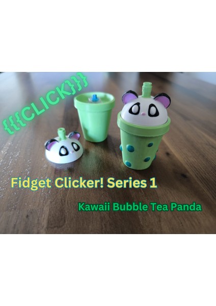 Kawaii Bubble Çay Panda Fidget Tıkır fiyatları