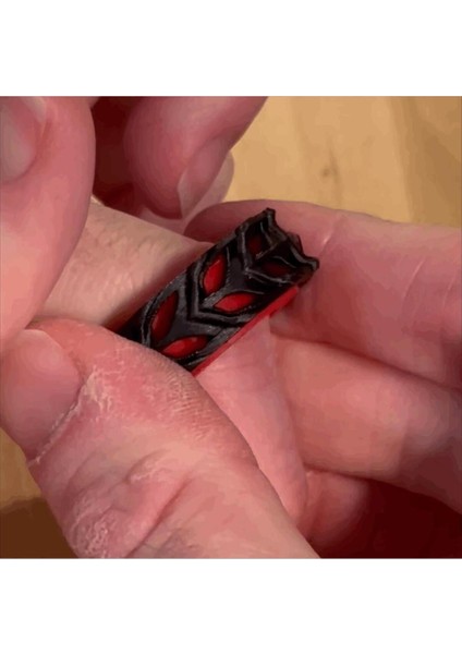 Snap Fidget Ring Koleksiyonu – 3D Baskı Klipsli Fidget Yüzükleri modelleri