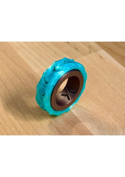 Snap Fidget Ring Koleksiyonu – 3D Baskı Klipsli Fidget Yüzükleri fırsatları
