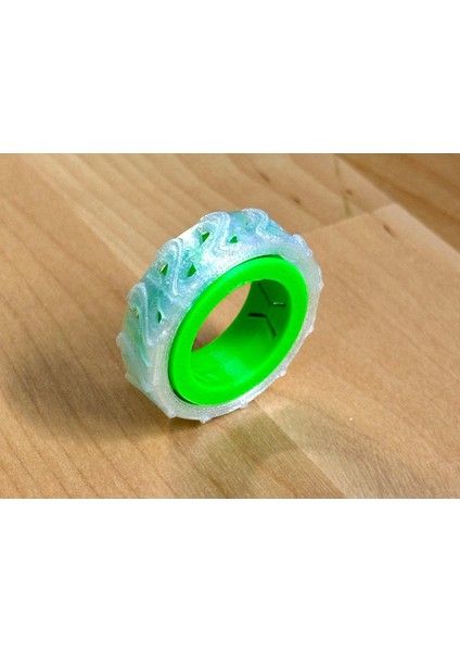 Snap Fidget Ring Koleksiyonu – 3D Baskı Klipsli Fidget Yüzükleri