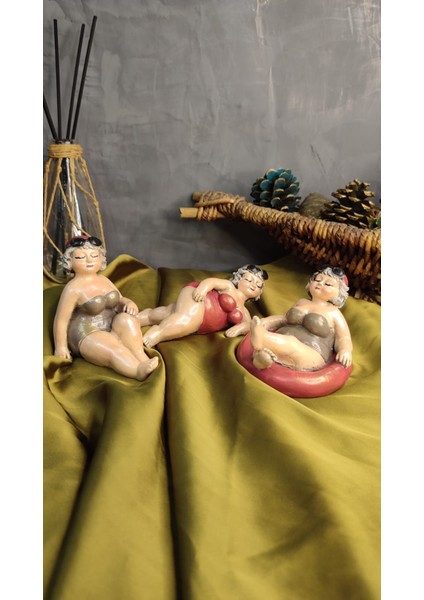 Retro Plaj Kadınları 3 ' Lü Takım fiyatları