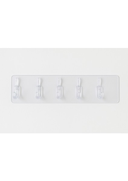 🔹 Şeffaf 5’li Yapışkanlı Duvar Askısı – Iz Bırakmayan, Su Geçirmez, Çok Amaçlı Askı Seti modelleri