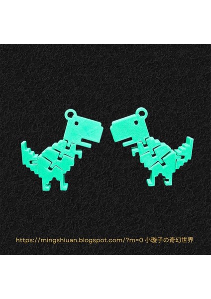 Esnek Google Dinozor Anahtarlık