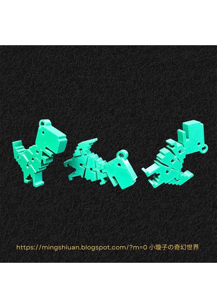 Esnek Google Dinozor Anahtarlık