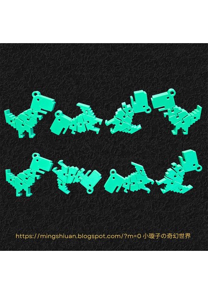 Esnek Google Dinozor Anahtarlık