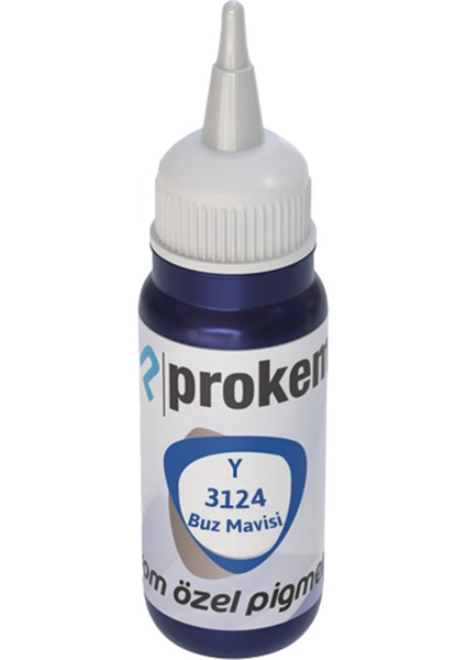 Y 3124 Buz Mavi Prokem Transparent Pigment