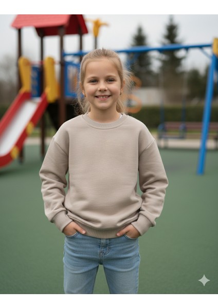 Erkek ve Kız Çocukları Için 3 Iplik Kumaş Sweatshirt %100 Pamuk Unisex fiyatları