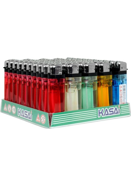 Taşlı Büyük 50 Adet Doldur Kullan Tipi Çakmak F4010 modelleri