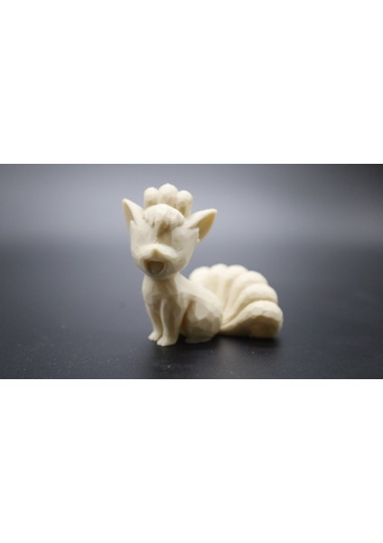 Düşük Poli Vulpix Pokemon modelleri